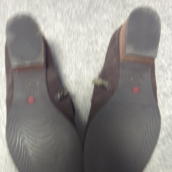 Brown Suede Ankle Boots - Picture 5 of 5